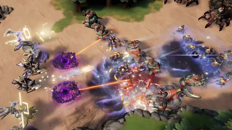 Tampilan gameplay Storm gate